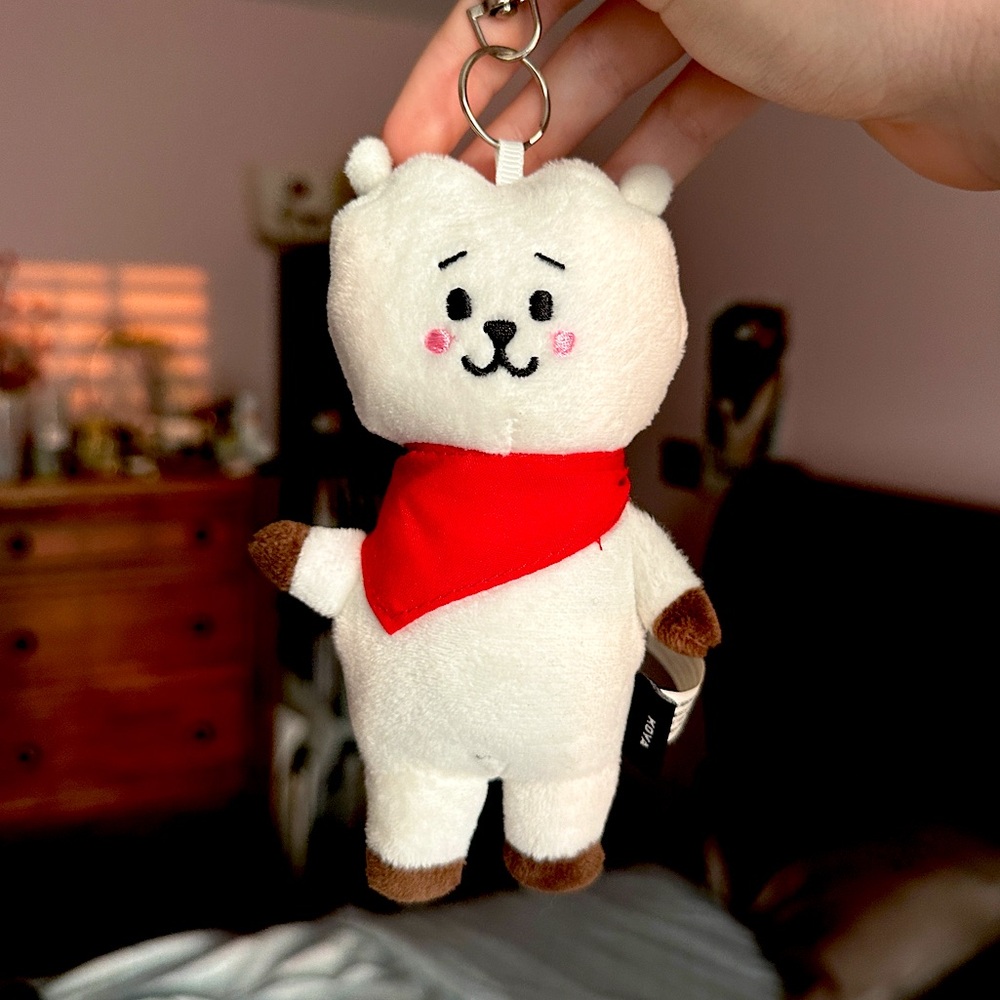BT21 Plush Keychain - RJ (BTS Jin)